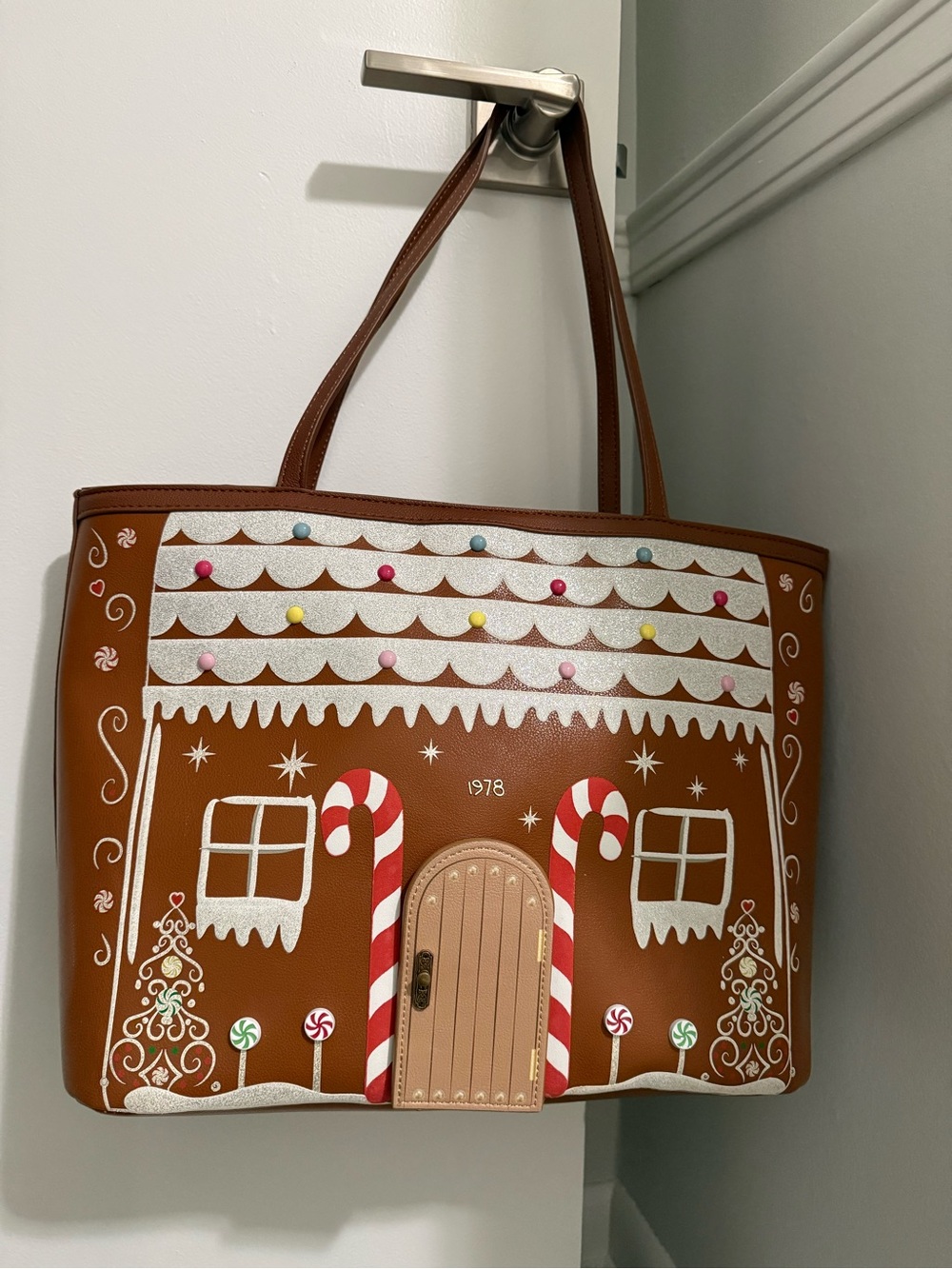Betsey Johnson Gingerbread House Tote Bag - NWOT